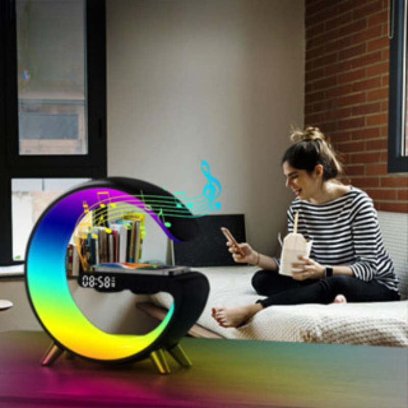 G-Speaker Smart Station Mini - Smart Bluetooth Lamp Wireless Charger Alarm RGB Light