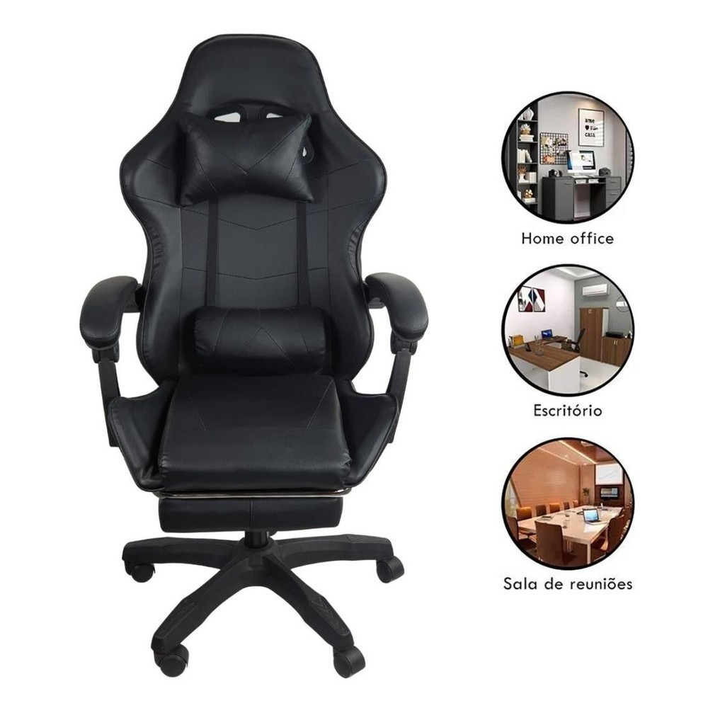 Stillus Ergonomic Gamer Chair with Footrest